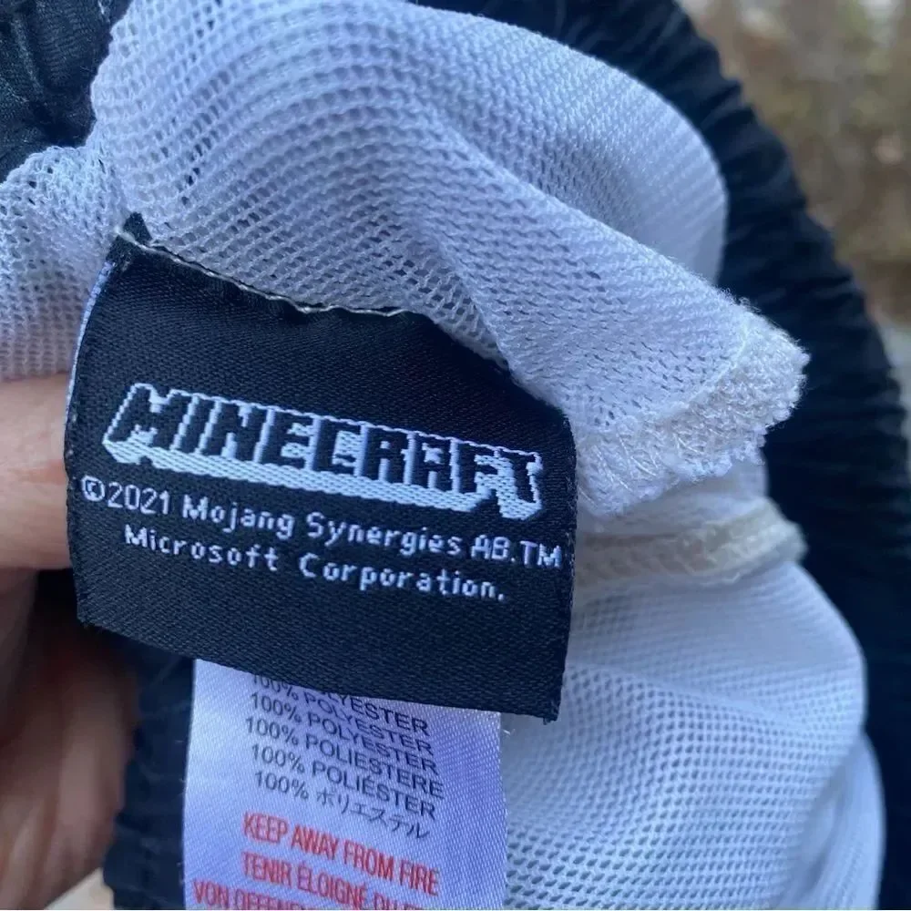 Boys Minecraft swimming shorts size 7-8 years